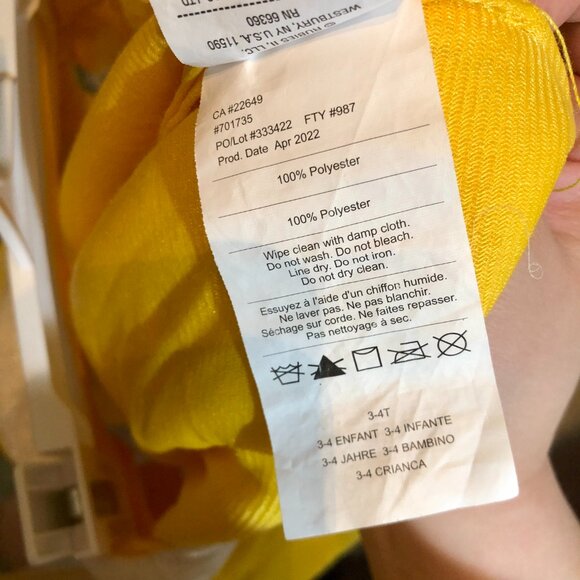 [Kids 3-4T] Plush Baby Shark Halloween Costume Jumpsuit One Piece Toddler - Picture 7 of 7